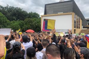 Marchas en Medellín.