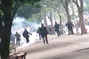 A menor de edad que participó en marchas en Medellín se le estalló una papa explosiva