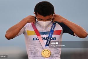 Richard Carapaz, oro en los Juegos Olímpicos
