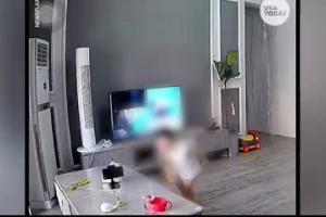 Menor destruye televisor