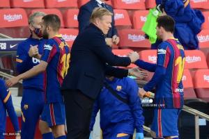 Koeman y Messi