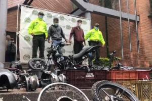 Cada mes desguazaban 36 motos robadas en un taller del centro de Medellín