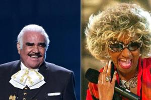 Reviven el día en que Vicente Fernández y Celia Cruz estremecieron al mundo con versión de ‘El Rey’