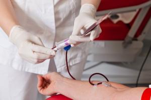 Donación de sangre. 