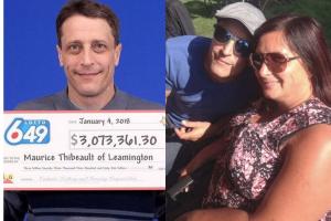 ganó la lotería y se separó de su pareja