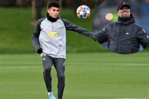 Luis Díaz y Jurgen Klopp