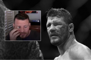 Michael Bisping, en una de sus últimas peleas en la UFC.