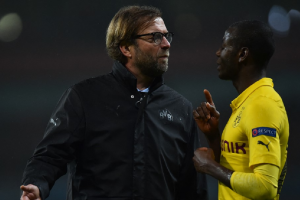 Adrián Ramos y Jürgen Klopp en Borussia Dortmund.