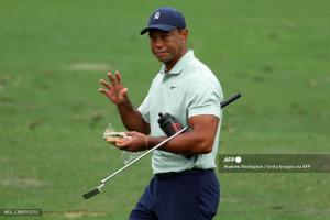 Tiger Woods entrena para su posible regreso en Augusta.