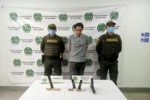 El hombre fue capturado en una zona de establecimientos de este municipio.