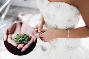 Novia droga a sus invitados con marihuana