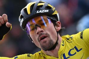Primoz Roglic marcó territorio en la primera etapa de la Vuelta al País Vasco