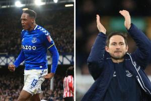Lampard dio fecha para el regreso de Yerry Mina en Everton