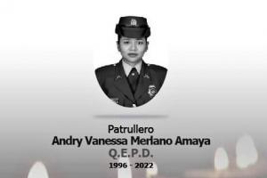 Andry Vanessa Merlano Amaya, patrullera asesinada en Santa Fe de Antioquia