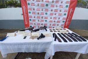 Armas incautadas Clan del Golfo