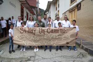 Acto simbólico por el ingeniero Andrés Camilo de Hidroituango