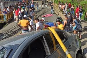 Accidente en enciso, Medellín