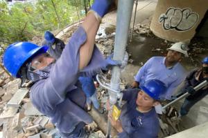 Estabilizan edificio Continental Towers para corroborar si debe ser demolido
