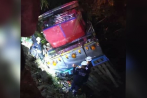 Accidente de escalera en Urrao, Antioquia