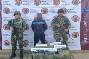 Capturado presunto integrante del 'Clan del Golfo' en Ituango 