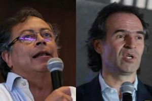 Gustavo Petro y Federico Gutiérrez.