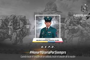 Soldado asesinado en Zaragoza, Antioquia