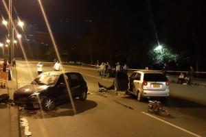 Choque fatal: una persona muerta y otra herida en Bello, Antioquia