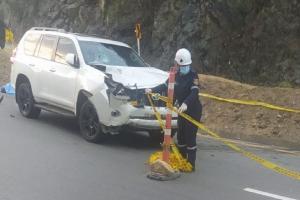 Grave accidente en vía de Santa Fe de Antioquia