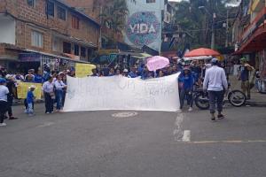 Protestas en la Comuna 13