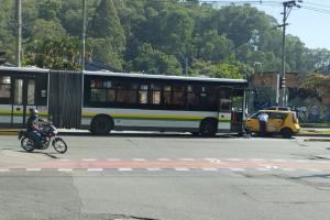Accidente de tránsito en Medellín