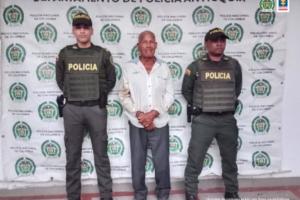 Captura de Agustín Arieta, por presuntamente asesinar a una mujer en Nechí