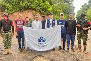  Misión humanitaria permitió la liberación de cinco pescadores que habían sido retenidos en Yondó