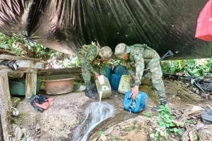 Desmantelaron tres laboratorios para el procesamiento de pasta base de coca, en el Urabá antioqueño