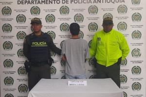 Capturado por homicidio en Antioquia