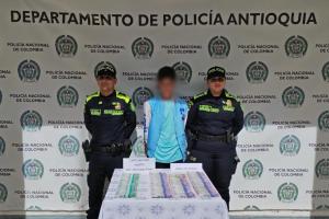 Rompió los vidrios de una casa en Marinilla para robarse $12 millones de pesos, lo agarraron con “las manos en la masa” 
