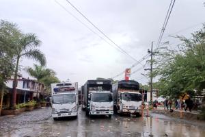 Paro de camioneros en la vía Urabá - Medellín 