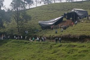 Disturbios en Mina Quebradona, Jericó 