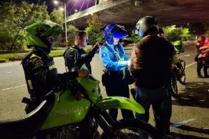 Agentes de tránsito en Medellín