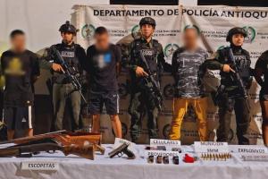Cayeron en Segovia cuatro integrantes del Clan del Golfo que traficaban y comercializaban drogas en el Nordeste 
