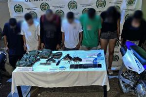 Capturados en Titiribí.