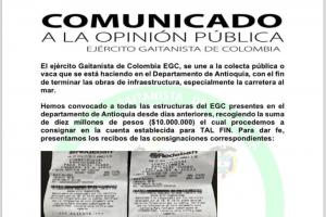 Comunicado de las AGC