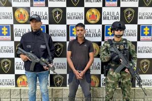 Captura de Carlos Mario Areiza Jaramillo, alias Corozo, en Antioquia