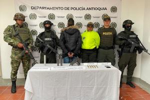 Captura de alias ‘Reguetón’ en Antioquia