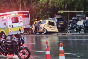 Accidente de tránsito en el barrio El Poblado 