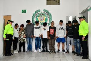 Capturados en Medellín 