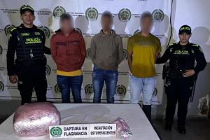 Capturados con droga en Medellín 