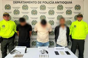 Capturados en Antioquia 