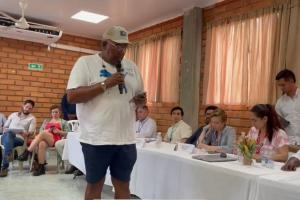 Audiencia realizada en Necoclí, para tratar la migración 