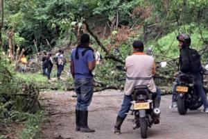 Bloqueo en vías del Occidente de Antioquia