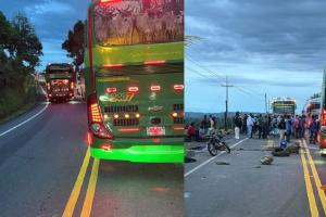 Transportadores de pasajeros de Antioquia aseguran que están perdiendo 300 millones por día por los bloqueos de comunidades indígenas en vías del Occidente